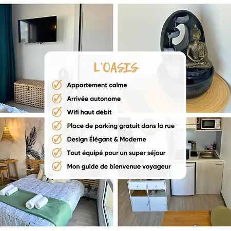 Oasis - Wifi, Clim, Vue, Equipe Lejlighed Lourdes